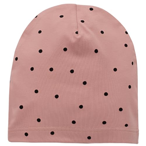 Pinokio dünne Beanie Mütze Tres Bien, rosa gepunktet, Mädchen, Gr 47-53(50) von Pinokio