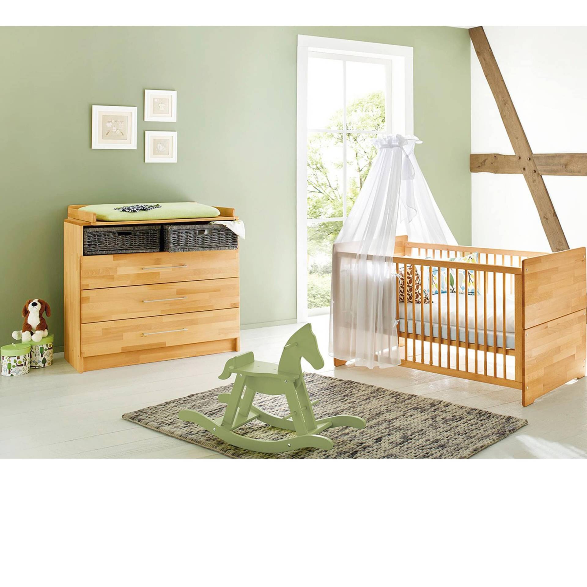 Pinolino 2-tlg. Babyzimmer Natura breit von Pinolino