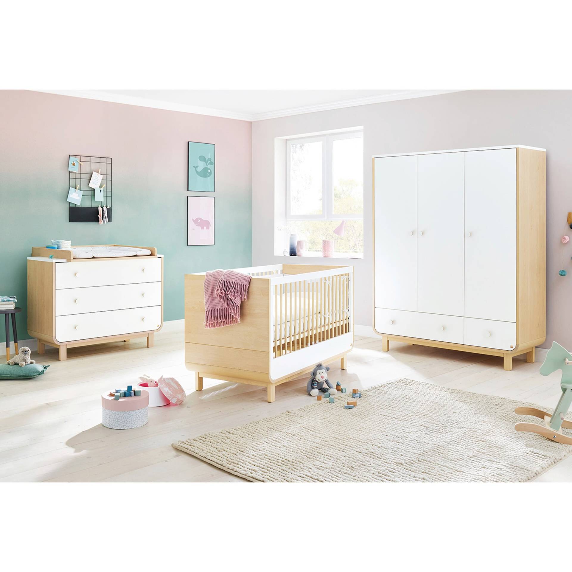 Pinolino 3-tlg. Babyzimmer Round breit groß von Pinolino