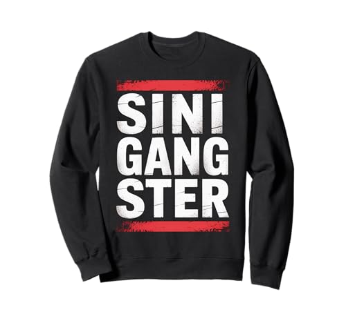 Lustiger Sinigangster Filipino Food Pun Humor Spruch Frauen Männer Sweatshirt von Pinoy Tagalog Joke Cultural Sarcasm Wordplay Gag