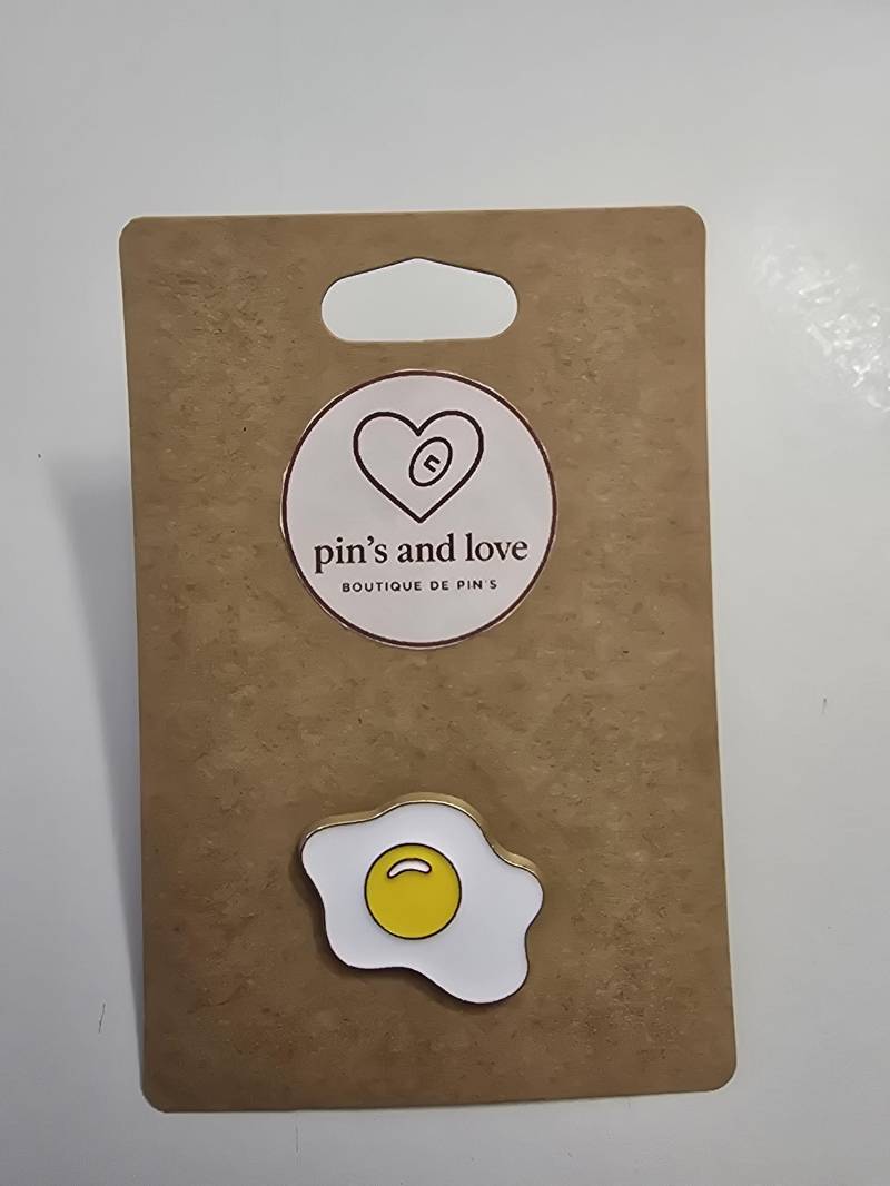 Spiegelei-Button von PinsAndLove