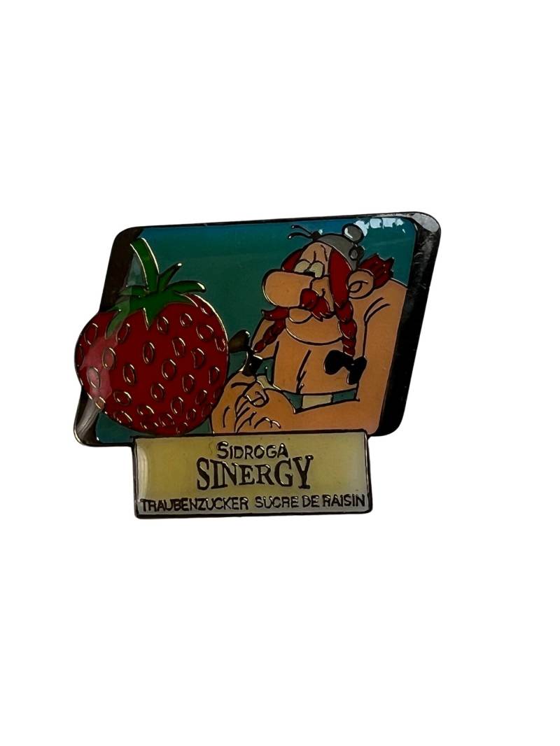 Asterix Und Obelix Emaille Pin 1992, Comic Pin, Sinergy Sidroga Anstecknadel Anstecknadel, French Pinback Button von PinsAndSins