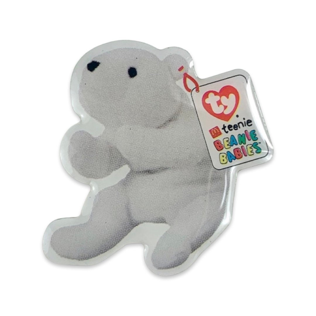 Chilly Eisbär Pin - Golden Chrysantheme Teenie Beanie, 90S Sammlerstück von PinsAndSins