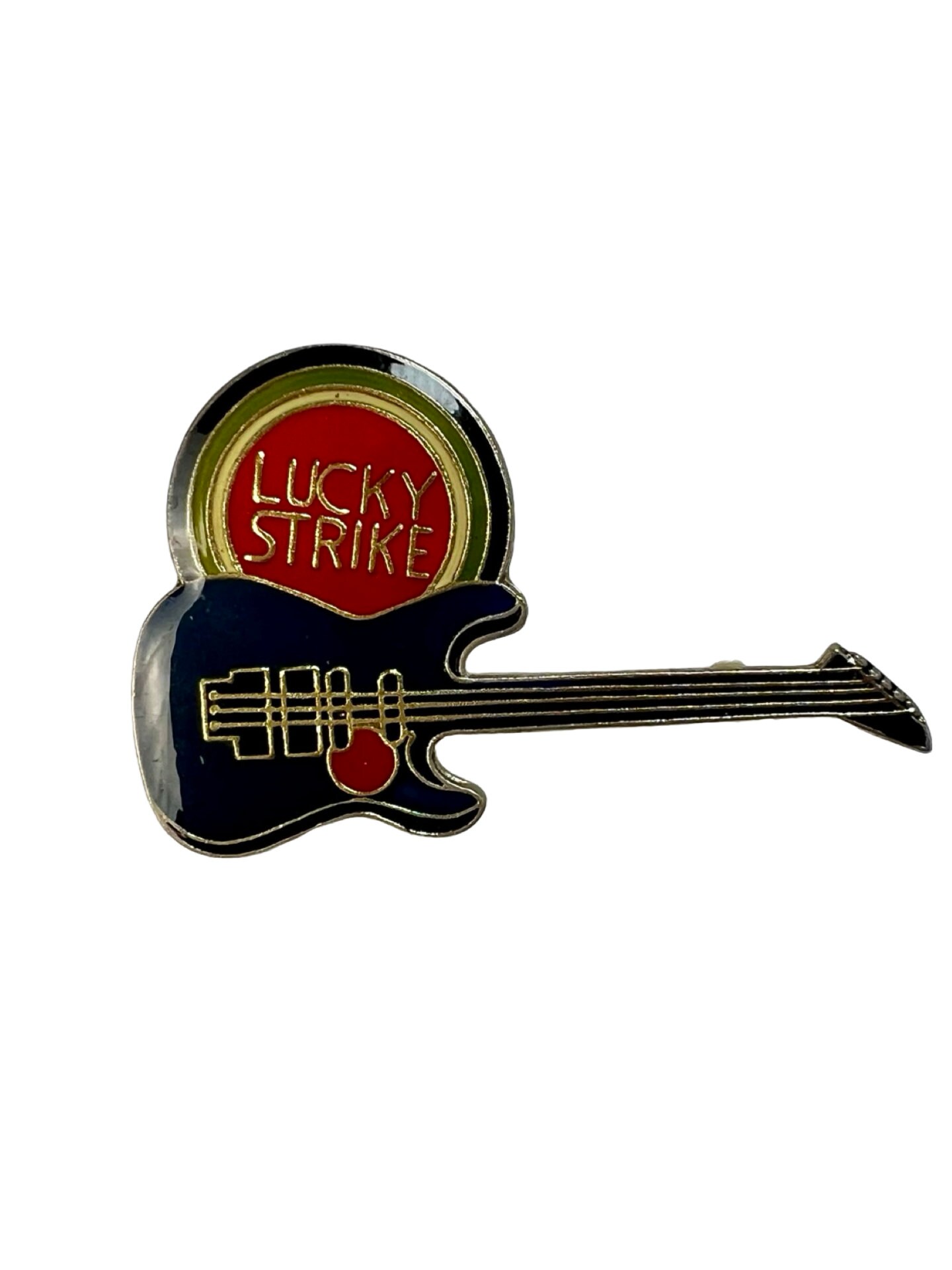 Lucky Strike Zigaretten Vintage Emaille Anstecknadel von PinsAndSins