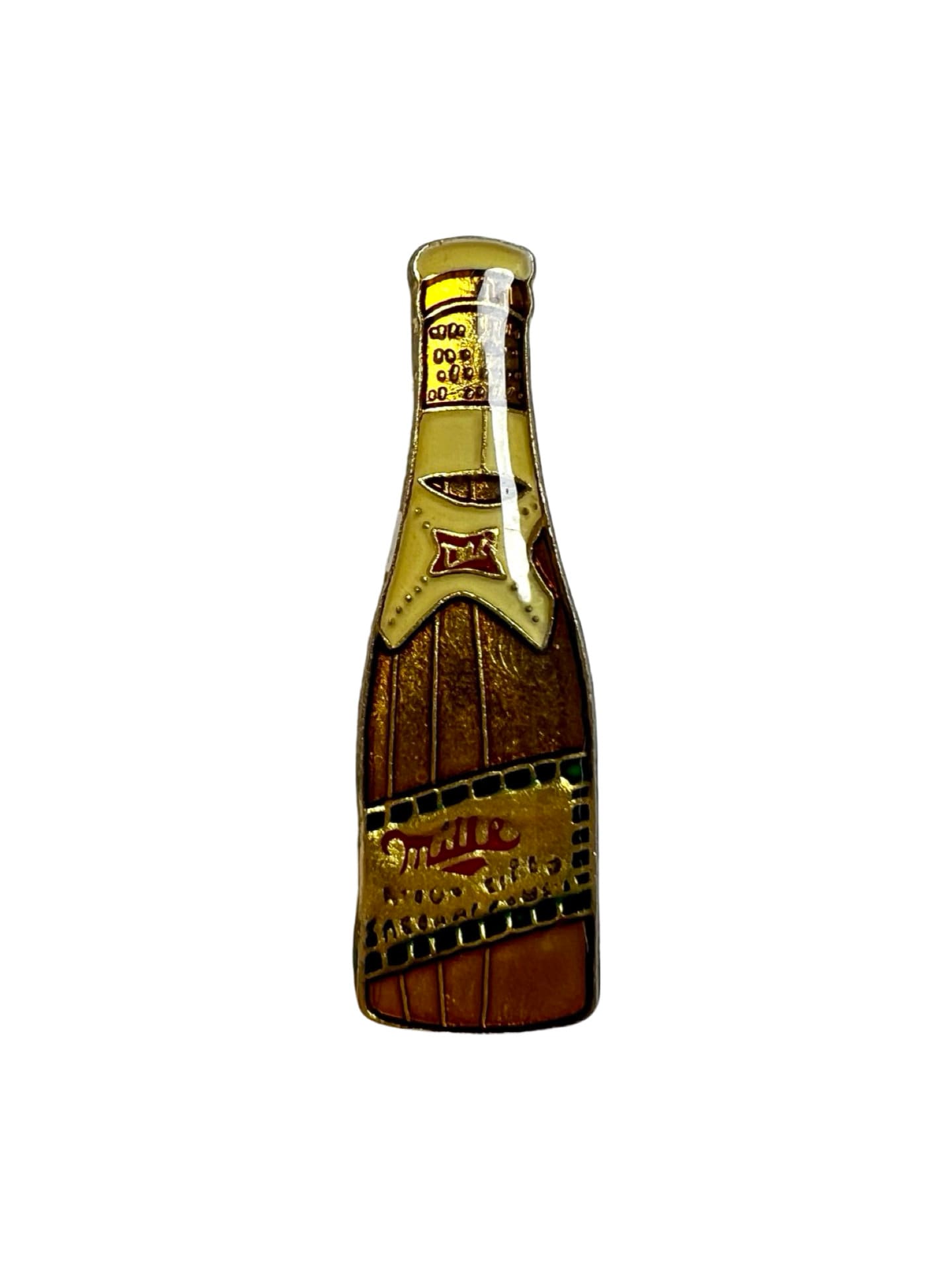 Miller Beer Flasche Anstecker Emaille Anstecker von PinsAndSins