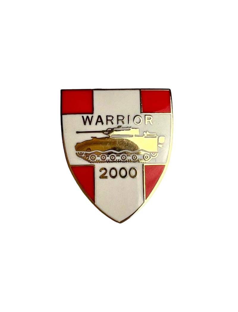 Schweizer Armee Krieger 2000 Emaille Pin Abzeichen, Geschenk Aus Der Schweiz von PinsAndSins