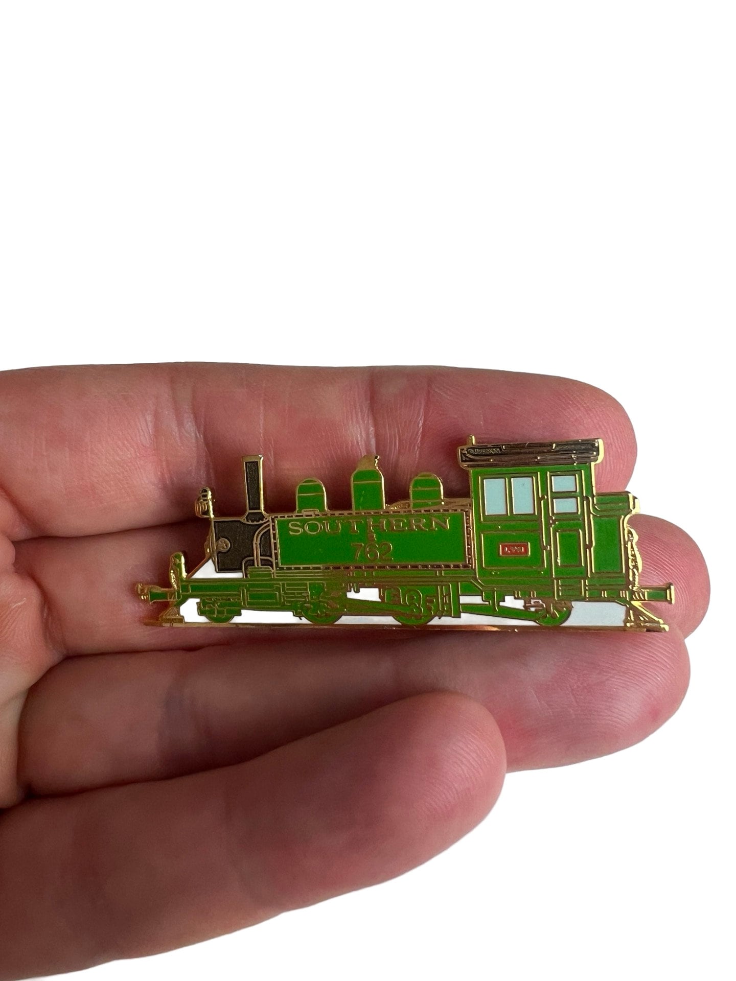 Südliche 762 Steam Locomotive Emaille Anstecknadel von PinsAndSins