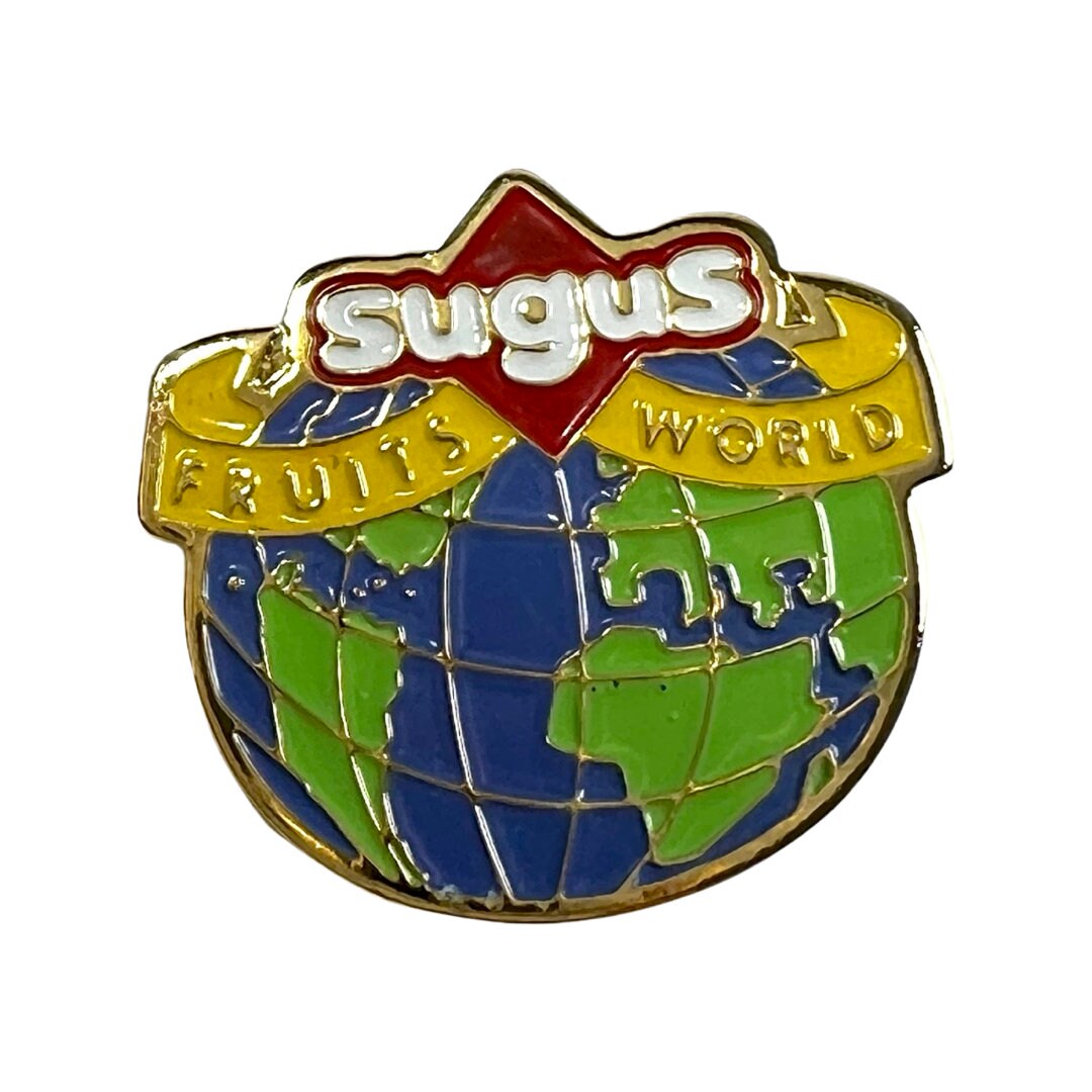 Sugus Fruits World Emaille Pin, Vintage Süßigkeiten Abzeichen, Button von PinsAndSins