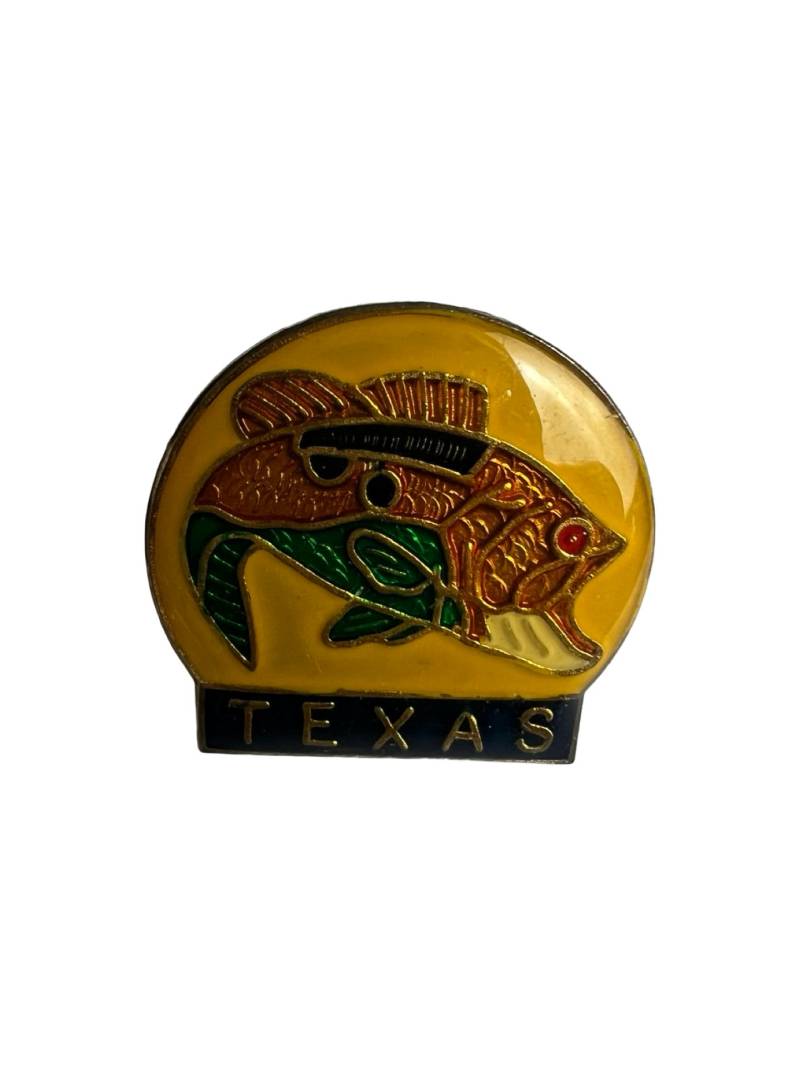 Texas Emaille Pin Usa Vintage Pin, 4. Juli Button von PinsAndSins