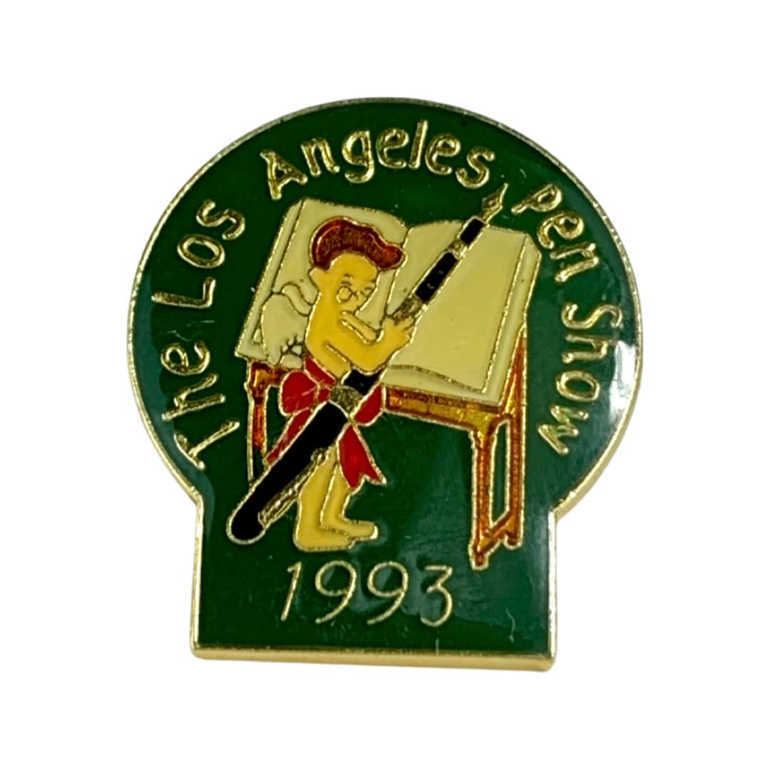True Vintage Los Angeles Pen Show Pin, 1993, Geschenk Für Schriftsteller, Journalist Krawattennadel True Vintage Los Angeles Pen Show Pin, 1993, Geschenk Für Schriftsteller, Journalist Krawattennadel von PinsAndSins