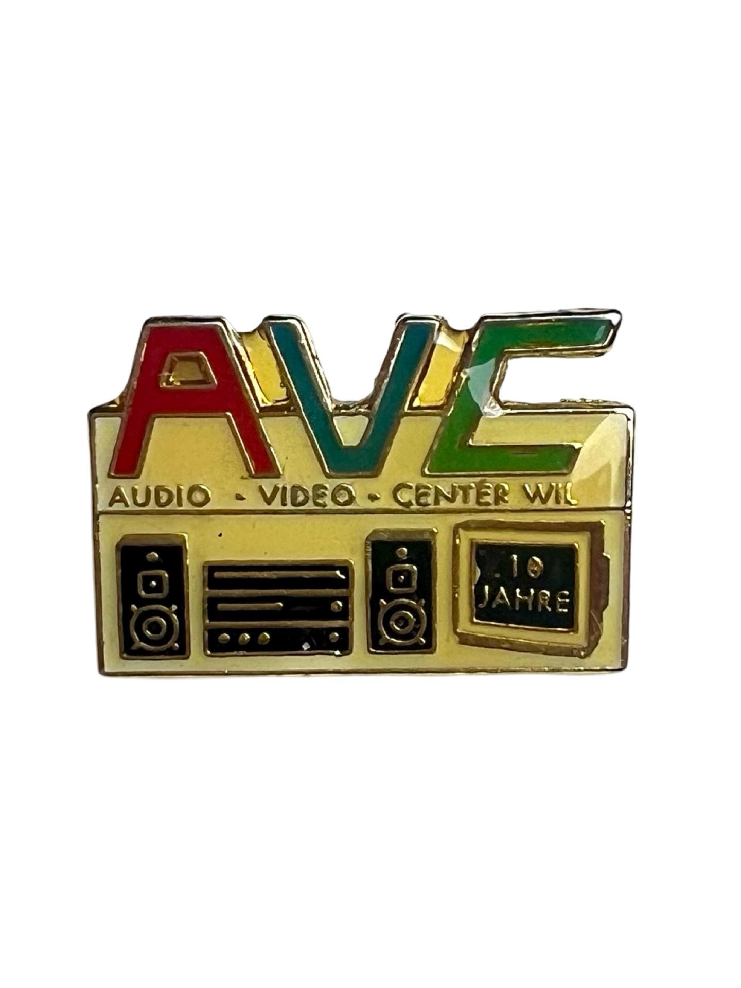 Vintage 90Er Jahre Audio/Video Monitor Pin, Geschenk Für Retro Tech Fan, Pin von PinsAndSins