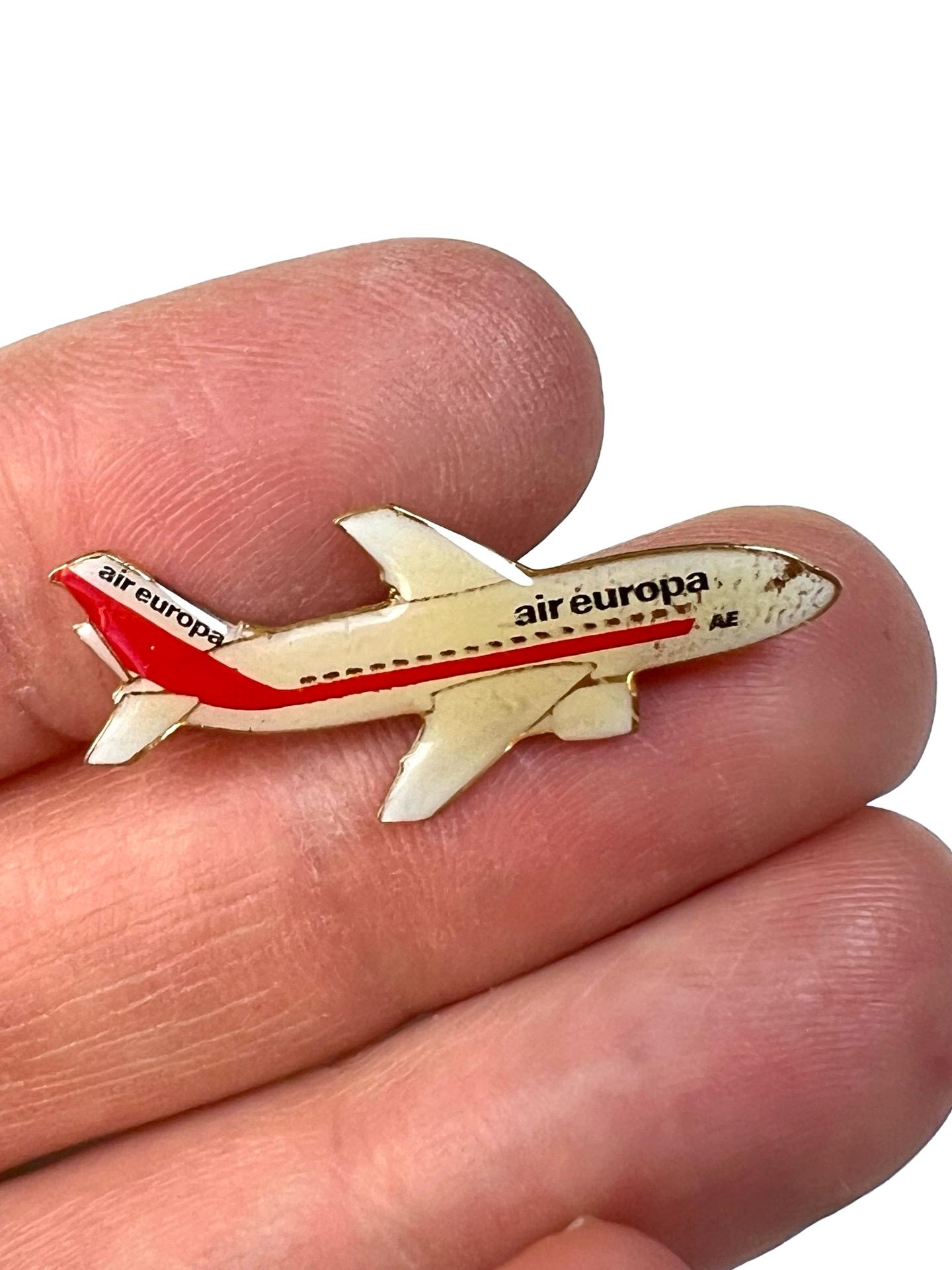 Vintage Air Europa Flugzeug Anstecknadel Pilot Aviator Anstecknadel von PinsAndSins
