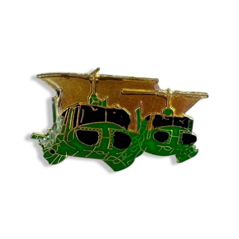 Vintage Army Hubschrauber Pin Anstecknadel Alte Armee Flugzeug Krawattennadel von PinsAndSins