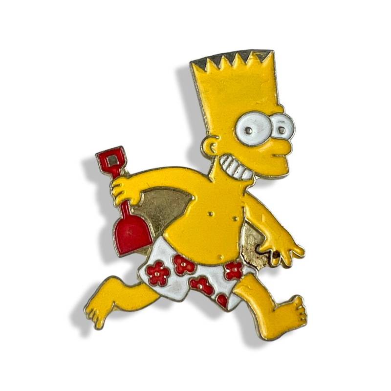 Vintage Bart Simpson Emaille Pin 90Er Jahre Cartoon Geschenk von PinsAndSins