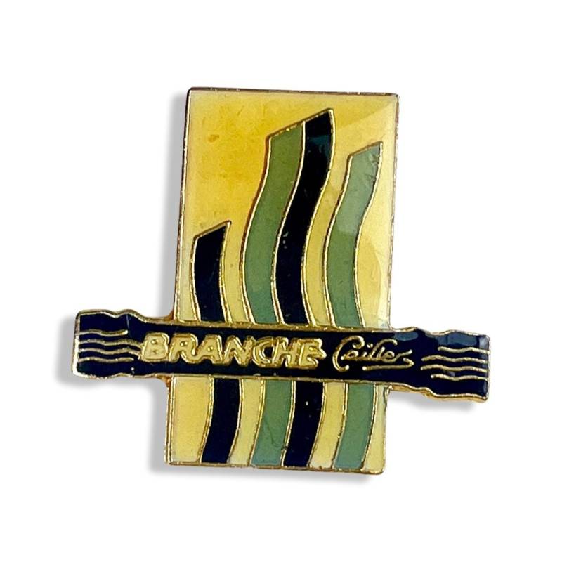 Vintage Cailler Branche Schokolade Logo Emaille Pin von PinsAndSins