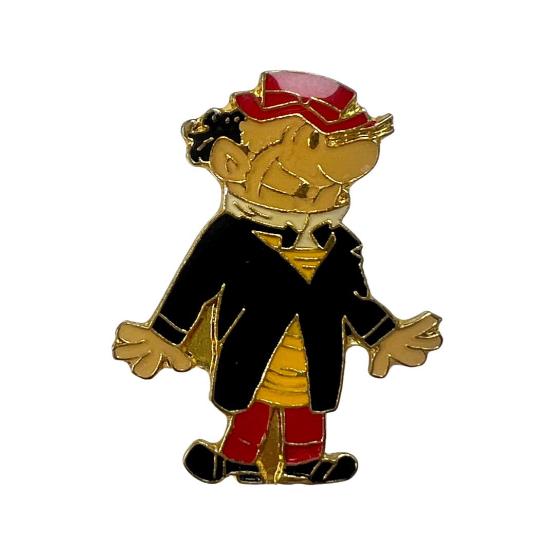 Vintage Cartoon Mann Pin von PinsAndSins