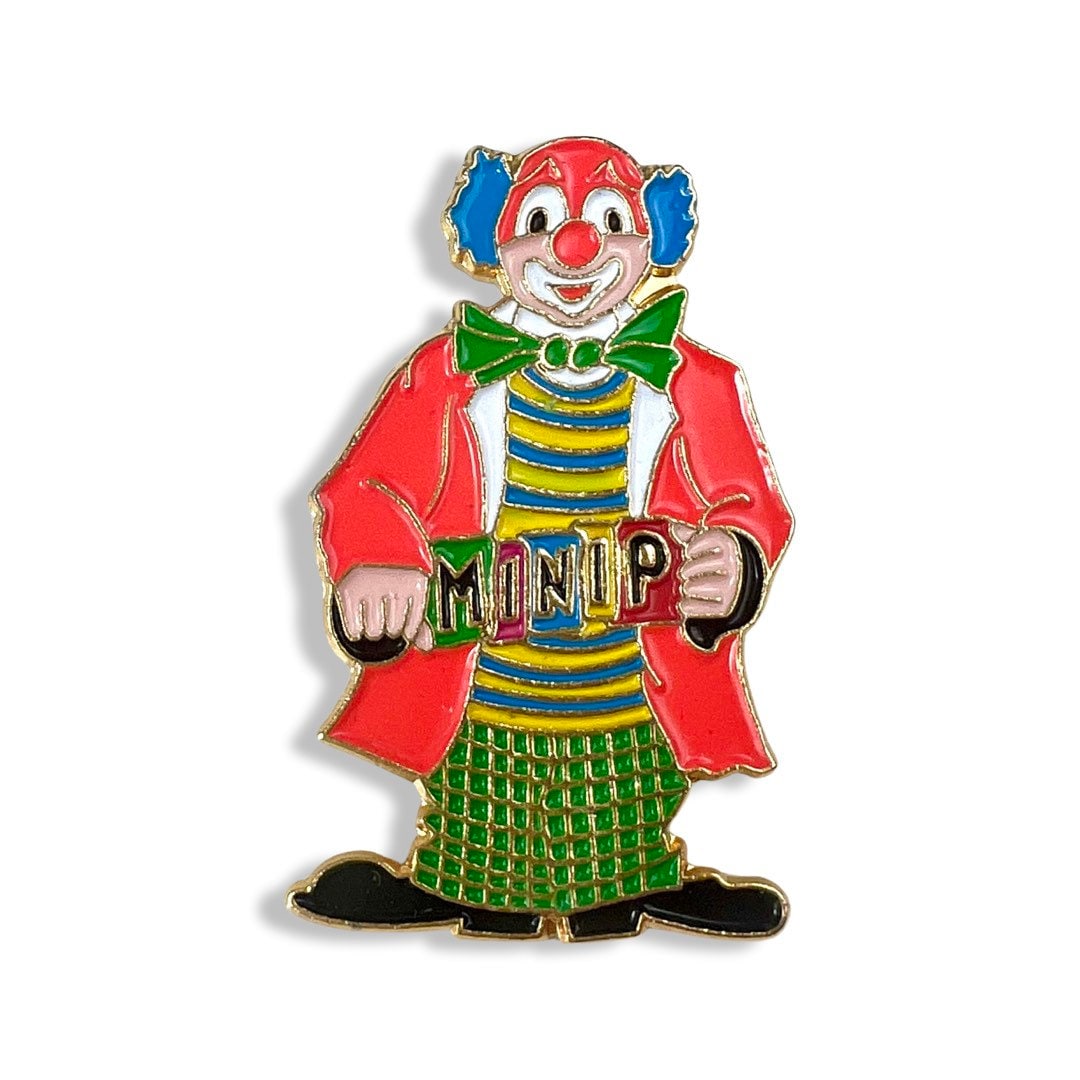 Vintage Clown Pin Zirkus Clowncore Abzeichen von PinsAndSins