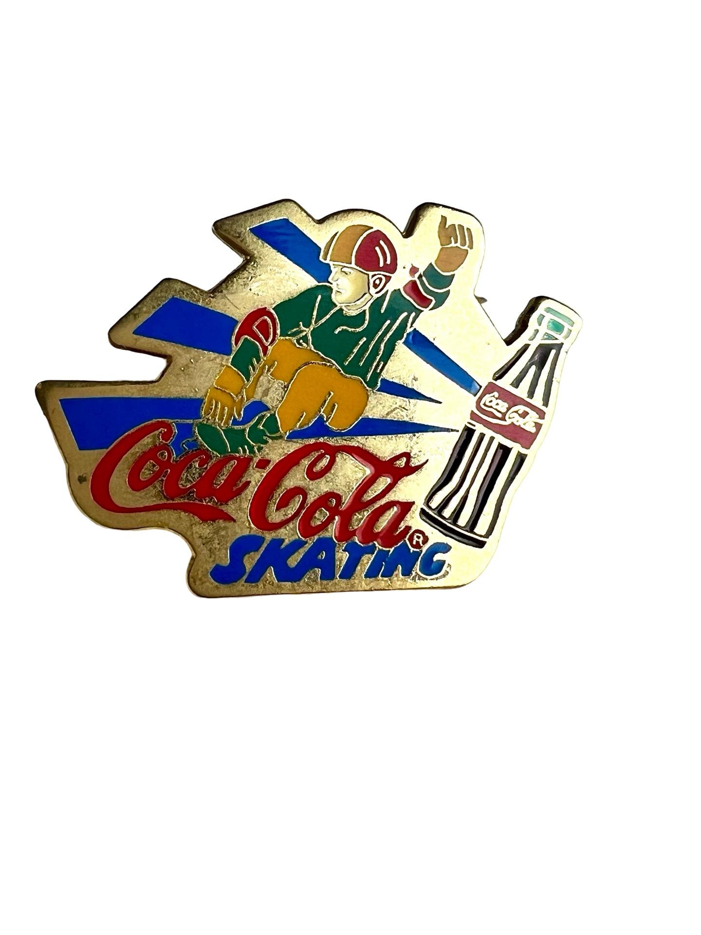 Vintage Coca Cola Skating Anstecknadel Extrem Sport Erinnerungsstücke von PinsAndSins