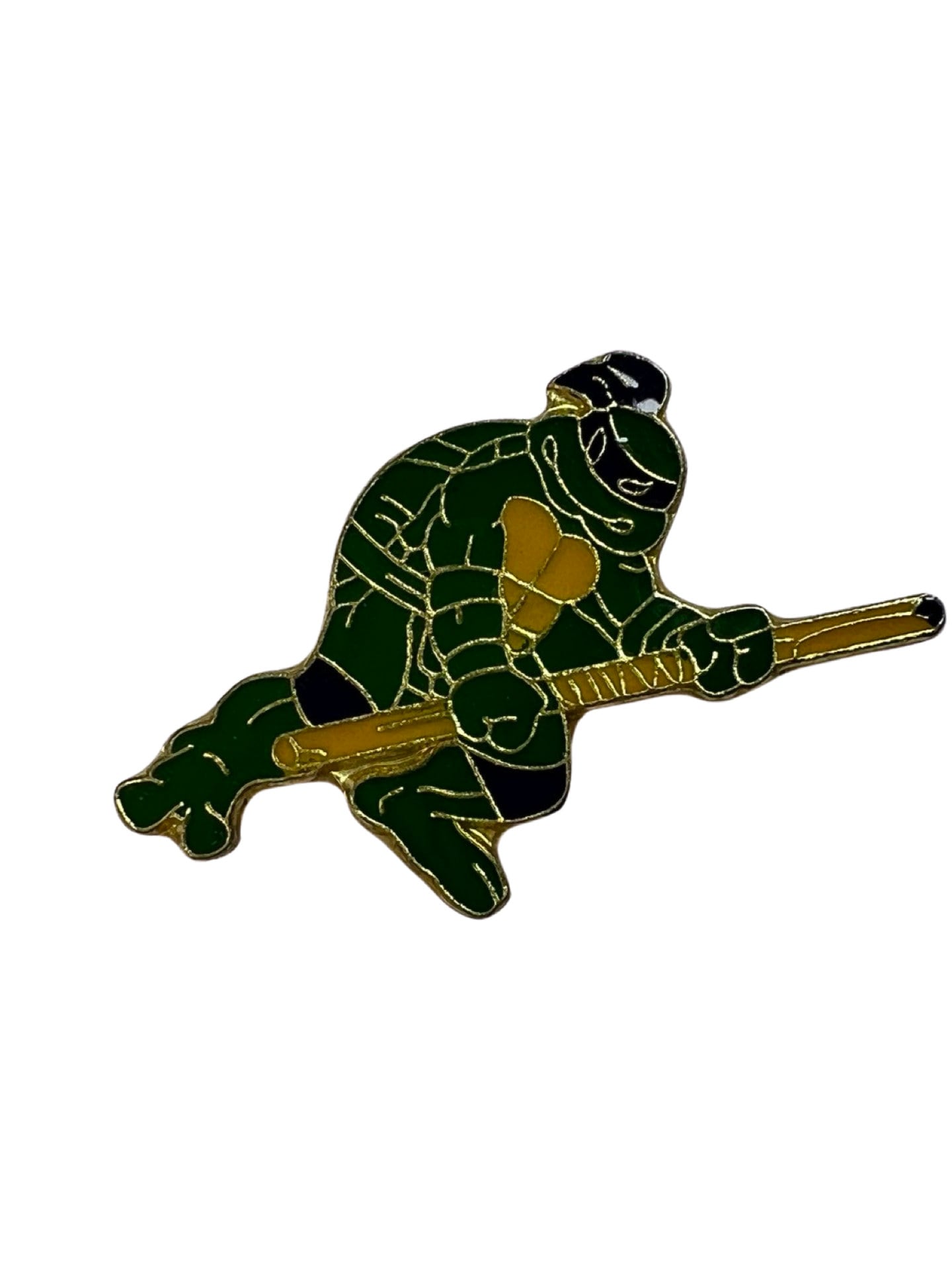 Vintage Donatello Emaille Pin 90Er Jahre Tmnt Button von PinsAndSins