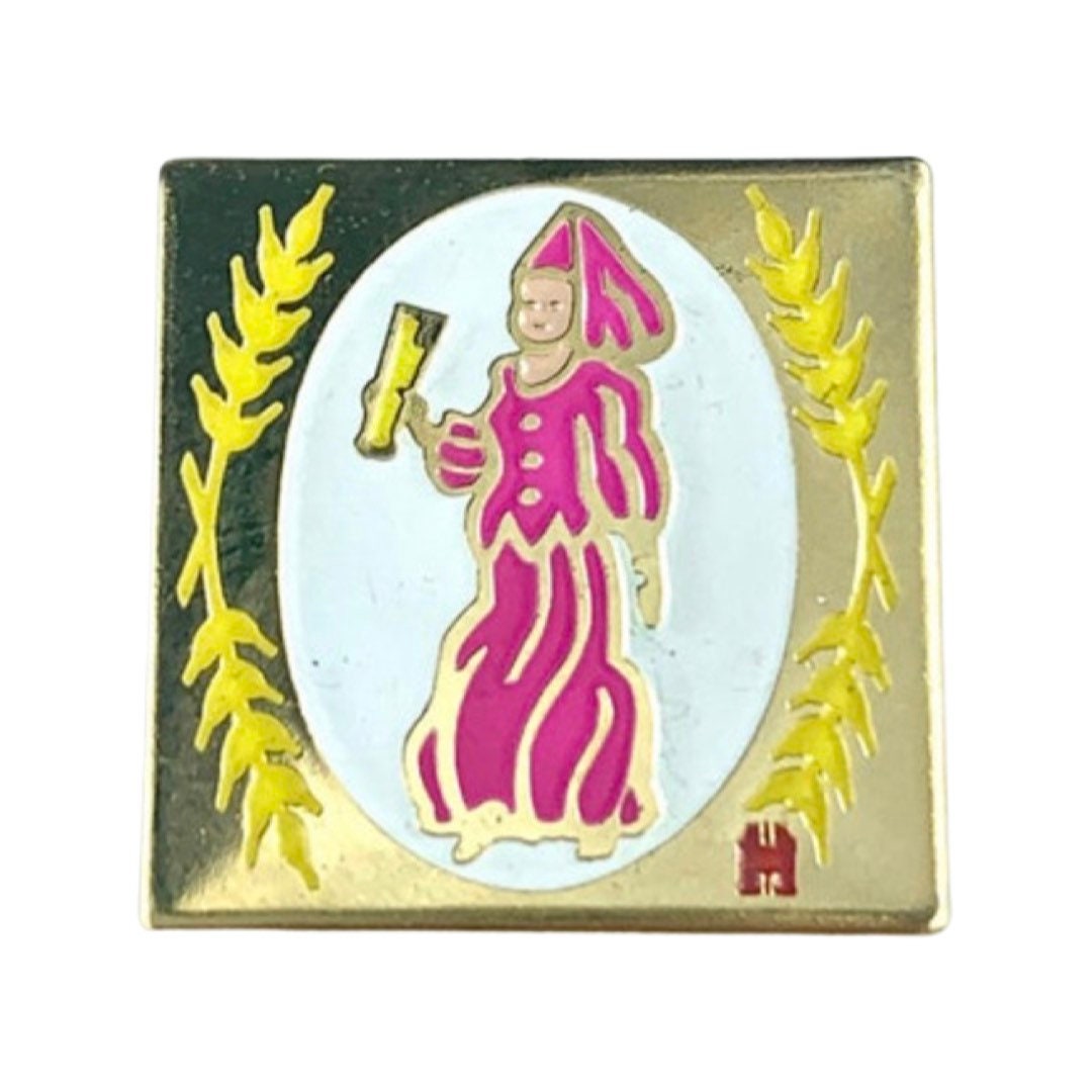Vintage Feldschlösschen Beer Anstecker Schweizer Sammler Emaille Pin von PinsAndSins