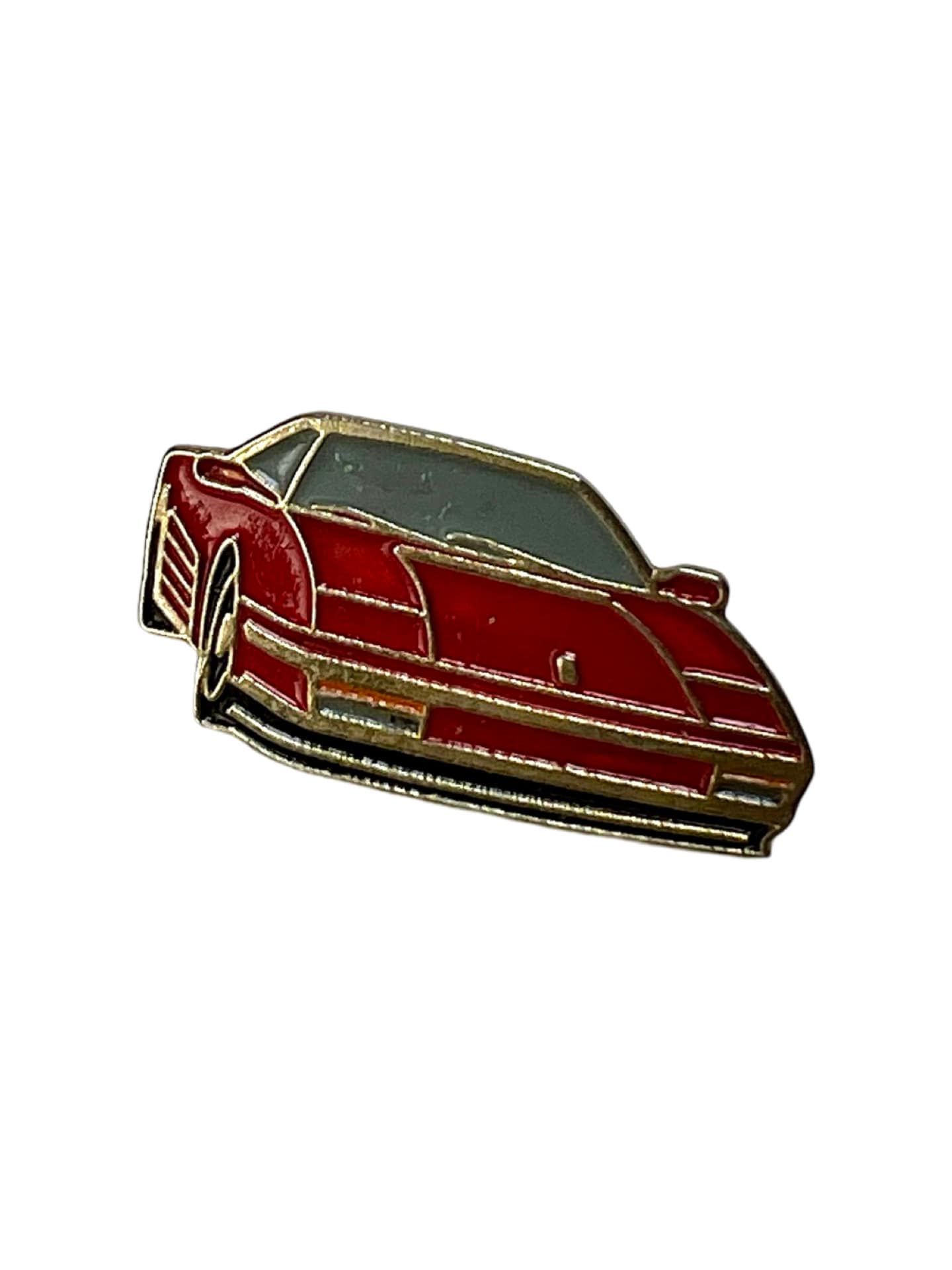 Vintage Ferrari Testarossa Anstecknadel, Retro Sportwagen Pin von PinsAndSins