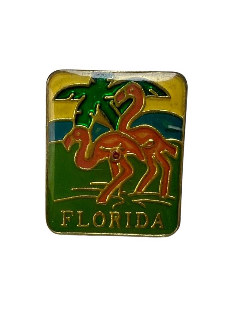Vintage Flamingo Anstecknadel Anstecknadel Hut von PinsAndSins
