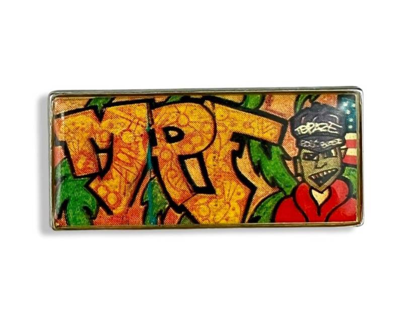 Vintage Graffiti Kunst Anstecknadel Conderoux Paris Brosche von PinsAndSins