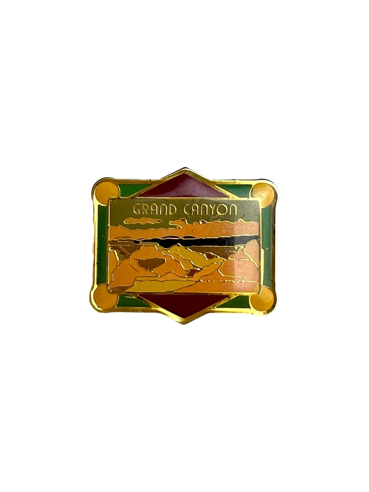 Vintage Grand Canyon Anstecknadel, Arizona Abzeichen Für Hutabzeichen, Usa National Park Souvenir von PinsAndSins