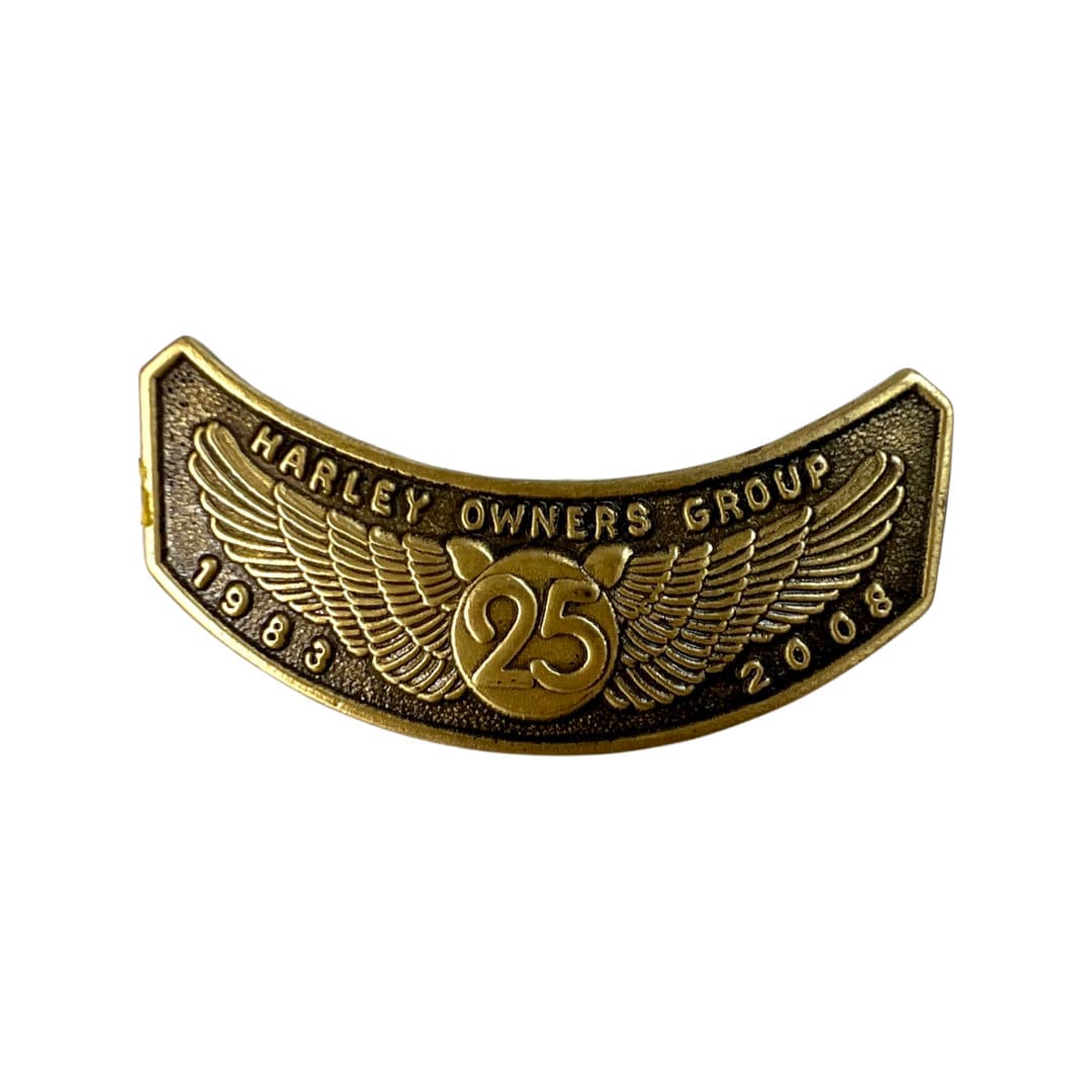 Vintage Harley Besitzer Gruppe 25 Pin Abzeichen Motorradfahrer Geschenk von PinsAndSins