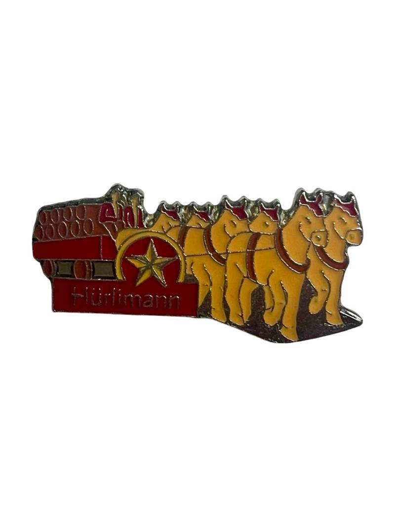 Vintage Hürlimann Bier Pin, Geschenk Aus Der Schweiz, Oktoberfest Pin von PinsAndSins