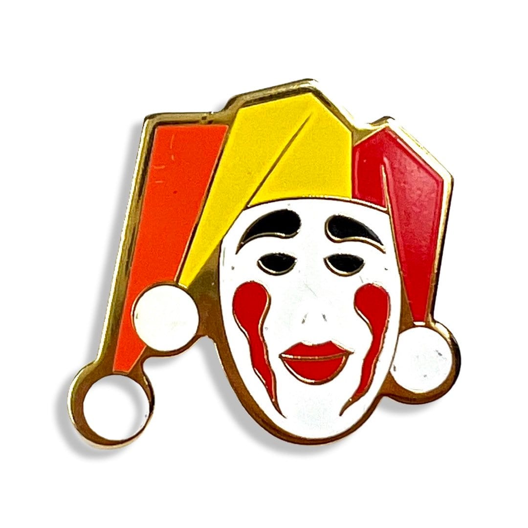Vintage Jester Clown Brosche 80S-90S Schmuck von PinsAndSins