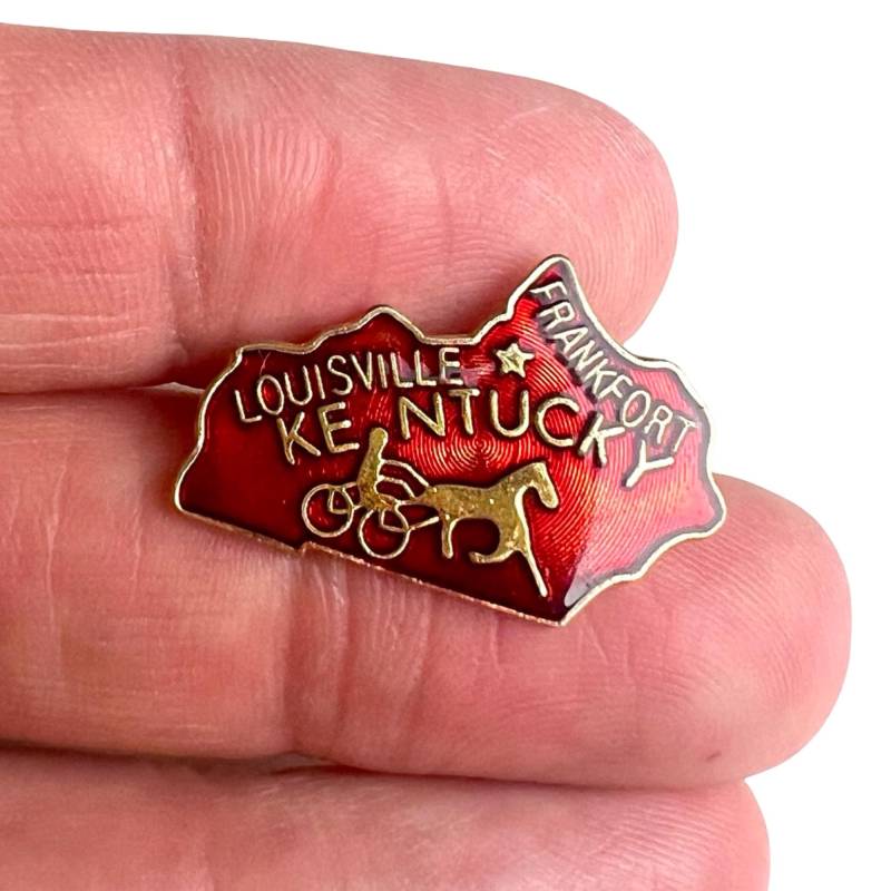 Vintage Kentucky Usa Zustand Pinback Button von PinsAndSins