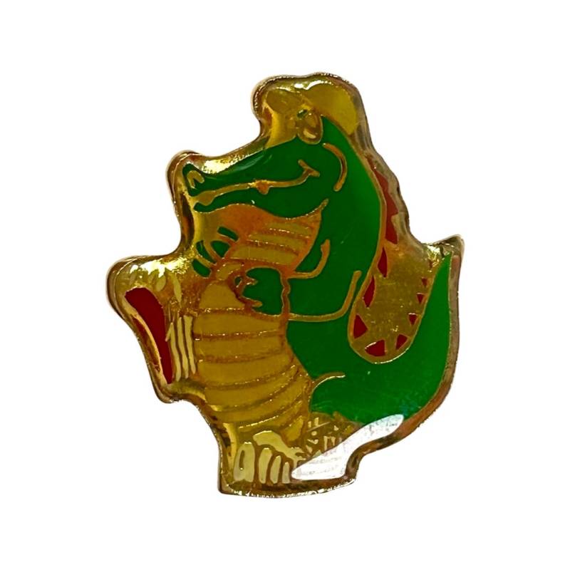 Vintage Krokodil Anstecknadel Lustige Reptil Anstecknadel von PinsAndSins