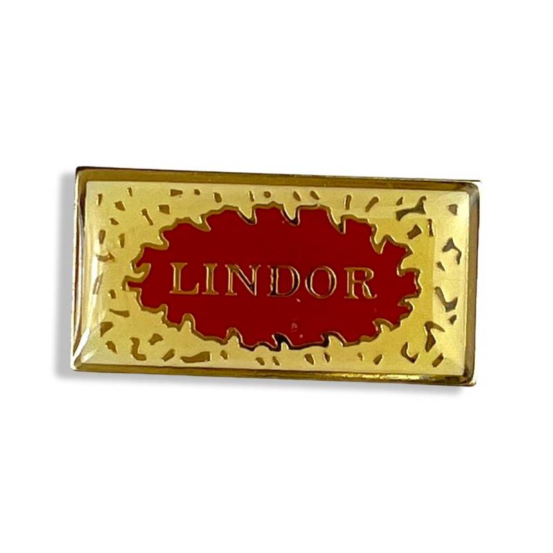 Vintage Lindt Lindor Logo Anstecknadel Schweizer Schokoladen Geschenk von PinsAndSins