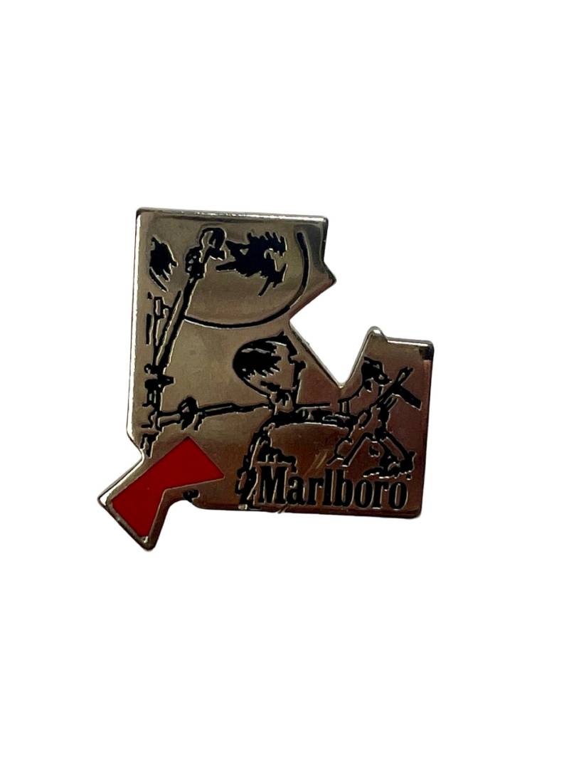 Vintage Marlboro Pin Abzeichen, Geschenk Für Raucher Vintage Marlboro Pin Abzeichen, Geschenk Für Raucher von PinsAndSins