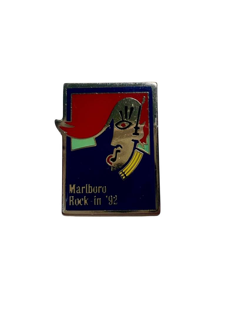 Vintage Marlboro Rock in "92 Emaille Pin Retro 90Er Jahre Krawattennadel Vintage Marlboro Rock in "92 Emaille Pin Retro 90Er Jahre Krawattennadel von PinsAndSins