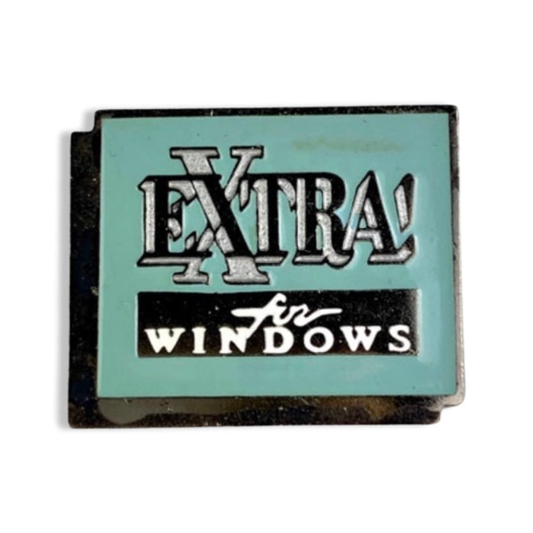 Vintage Microsoft Emaille Pin Extra Für Windows, Retro Techie Geschenk von PinsAndSins
