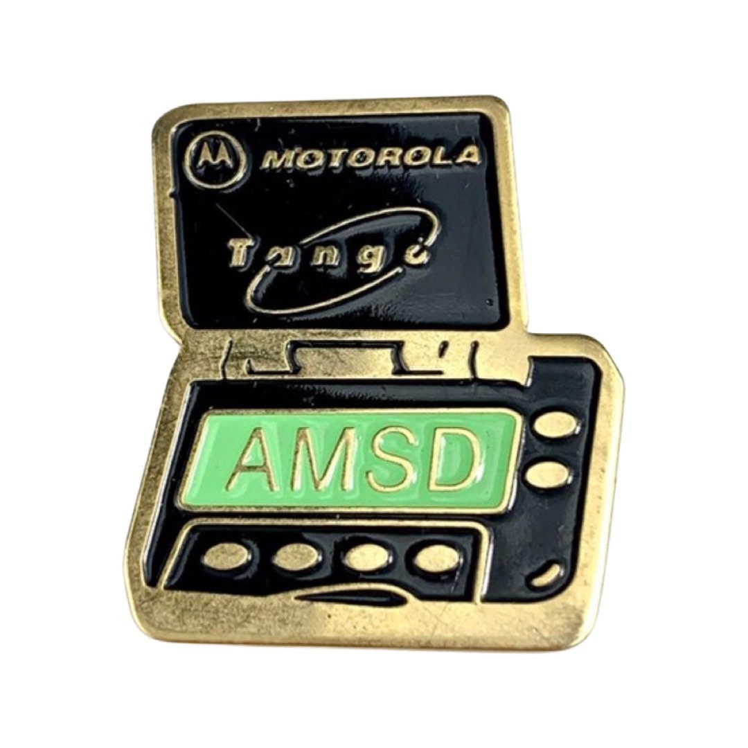 Vintage Motorola Amsd Pin Retro Tech Pin von PinsAndSins