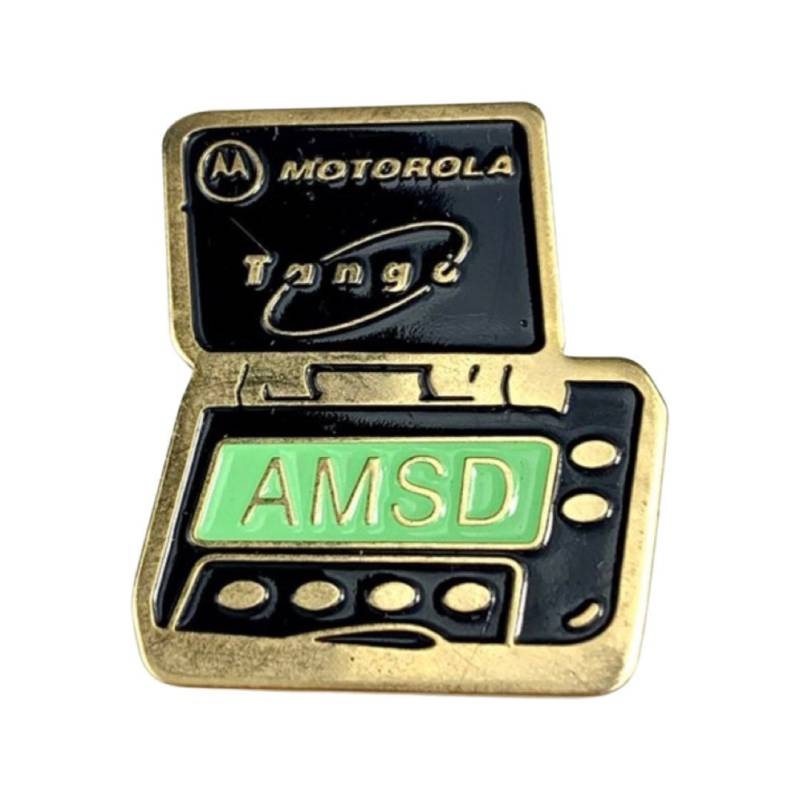 Vintage Motorola Amsd Pin Retro Tech Pin Vintage Motorola Amsd Pin Retro Tech Pin von PinsAndSins