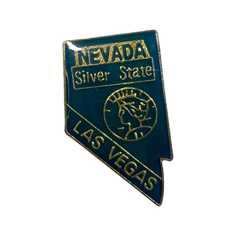 Vintage Nevada Anstecknadel Las Vegas Souvenir Pinback von PinsAndSins