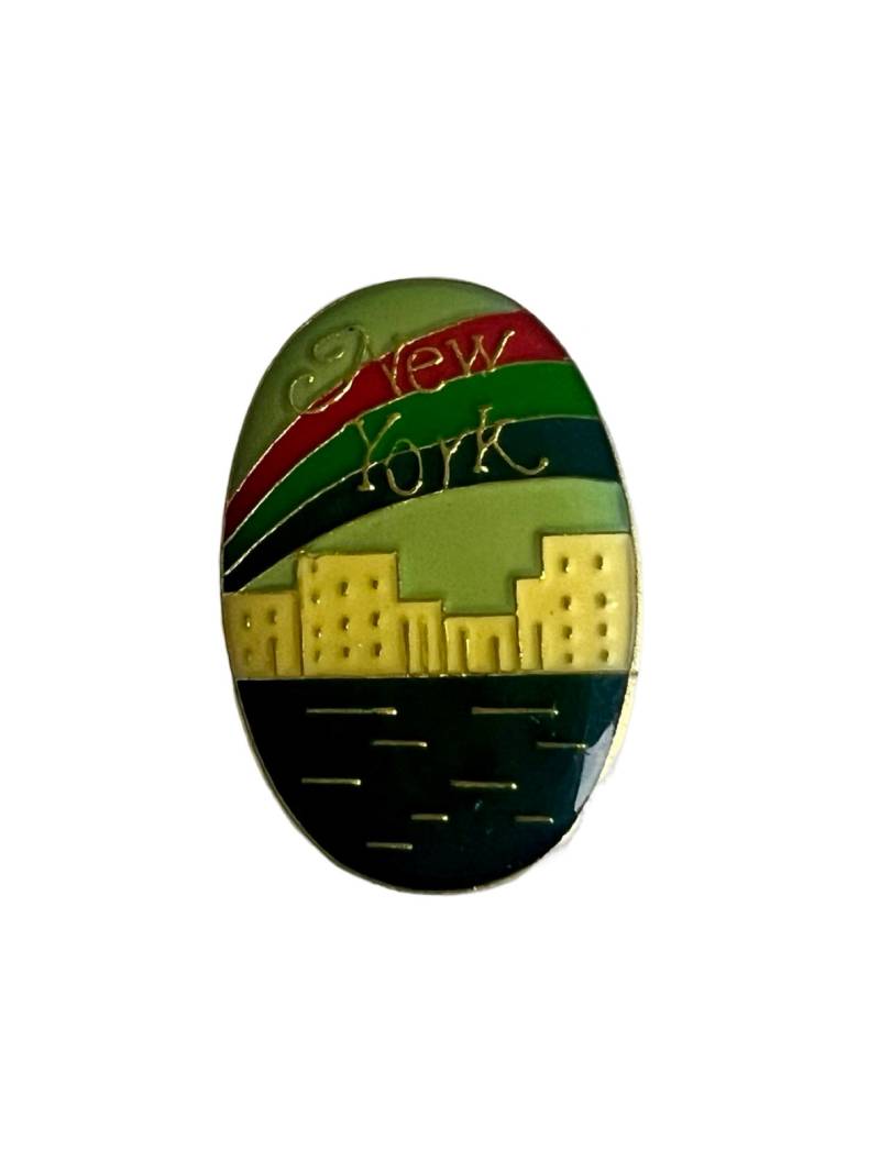 Vintage New York Pin Usa Souvenir Anstecker Vintage New York Pin Usa Souvenir Anstecker von PinsAndSins