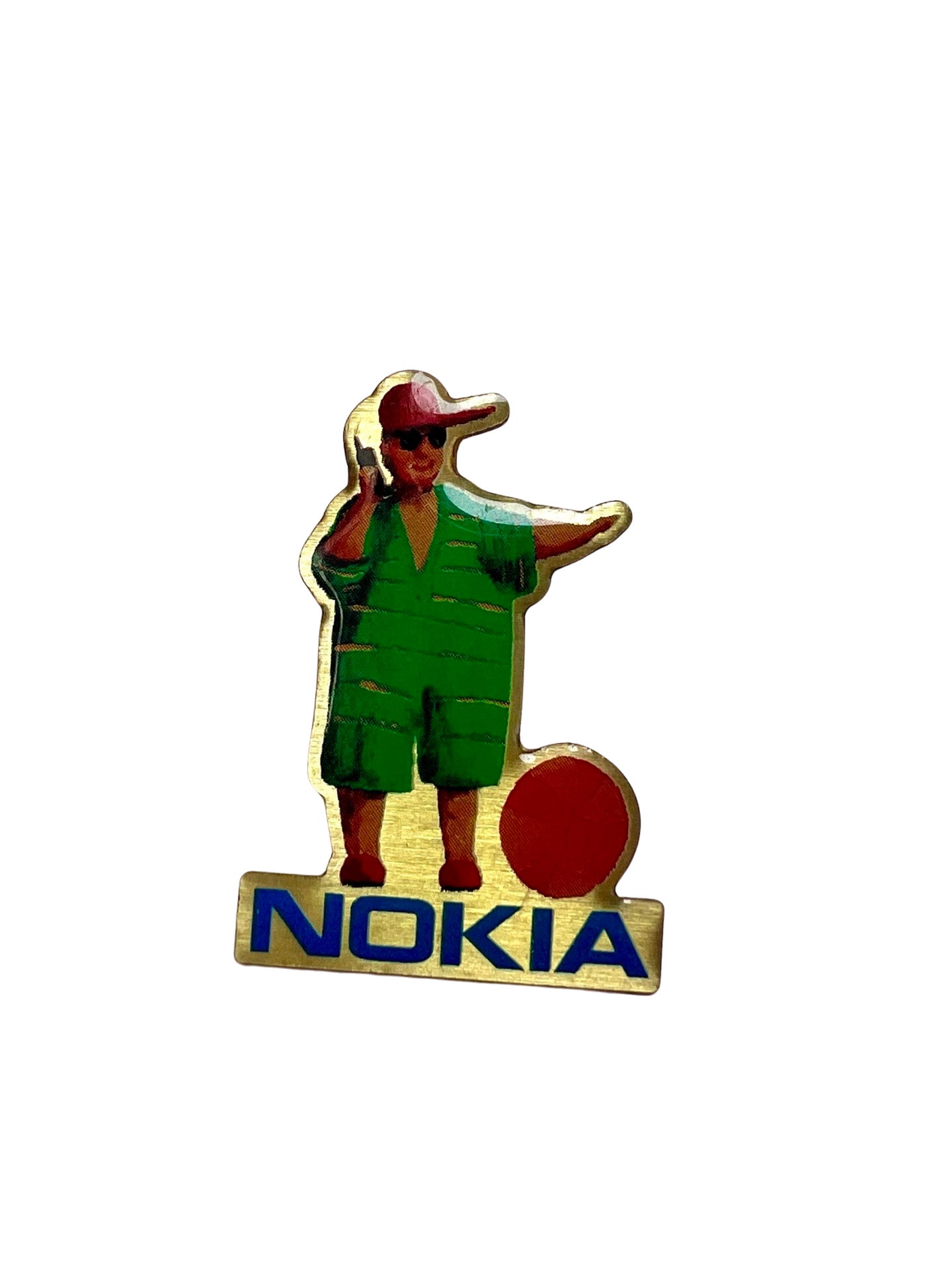 Vintage Nokia Werbe-Pin, 90Er Jahre von PinsAndSins