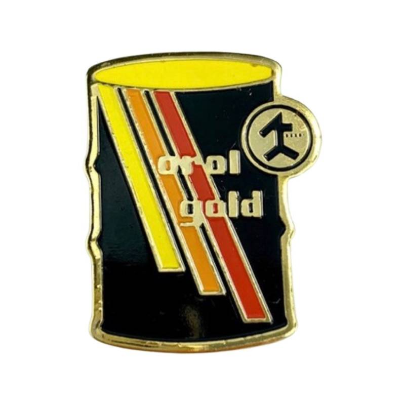 Vintage Orol Gold Motor Oil Pin Automechaniker Geschenk von PinsAndSins
