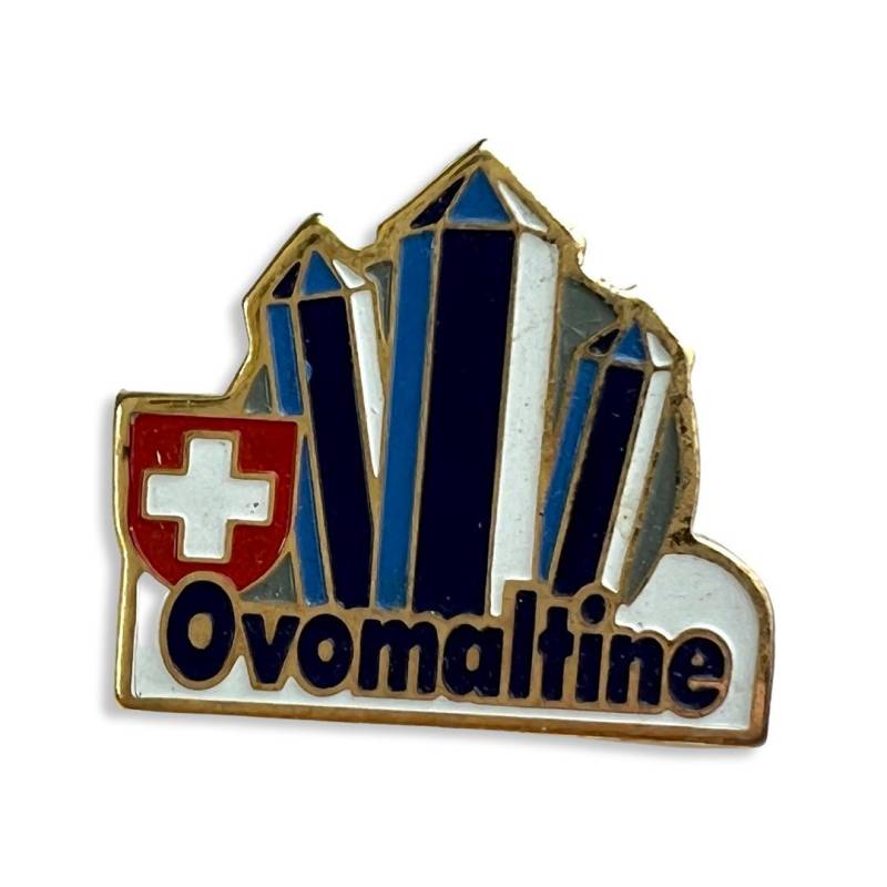 Vintage Ovomaltine Anstecker Schweizer Traditionslebensmittel-Sammlerstück von PinsAndSins