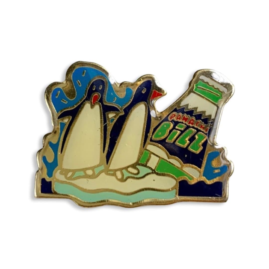 Vintage Panachi Bilz Pinguin Emaille Pin Bier Sammler Geschenk von PinsAndSins
