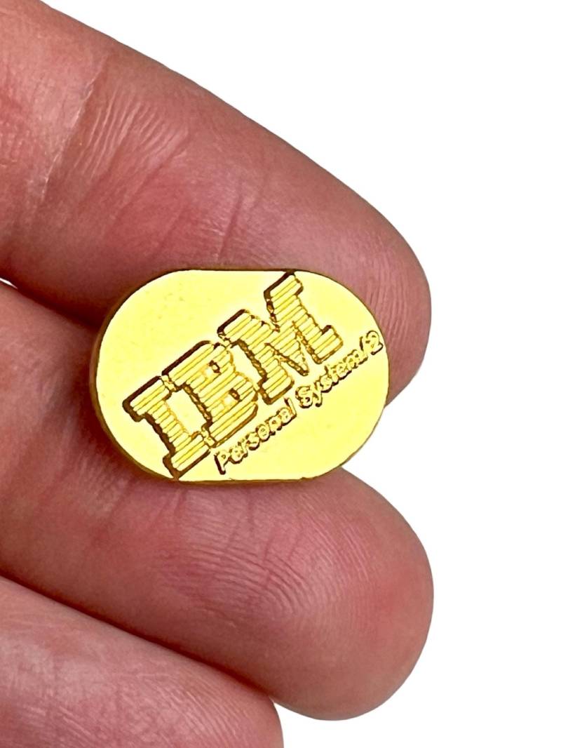 Vintage Personal System/2 Anstecknadel, Geschenk Für Computer Programmierer, Seltene Tech Krawattennadel von PinsAndSins