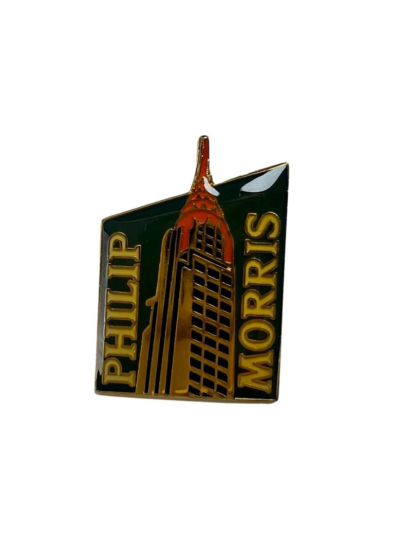 Vintage Phillip Morris Zigarette Emaille Anstecknadel Pin Abzeichen von PinsAndSins
