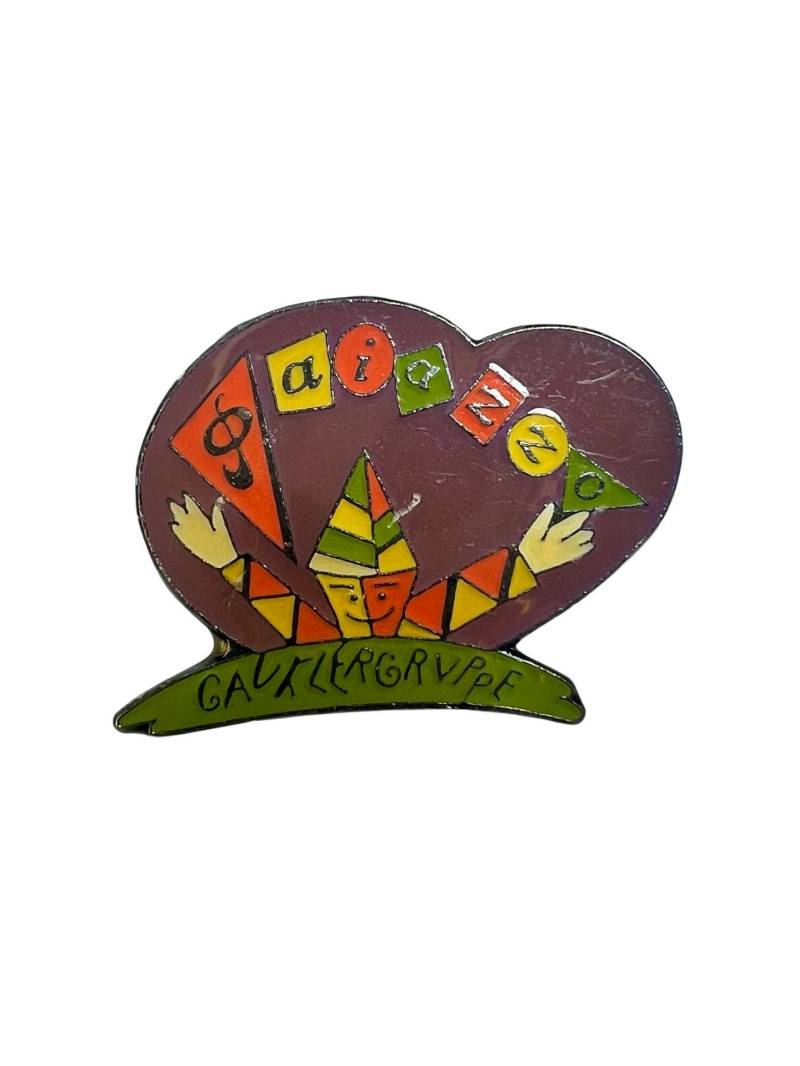 Vintage Pierrot Clown Anstecknadel Zirkus Thema Pinback Button Clowncore Schmuck Jester Harlekin Abzeichen von PinsAndSins