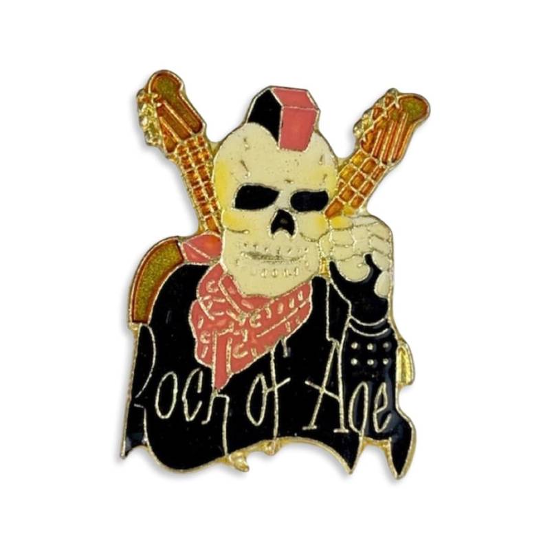 Vintage Rock Of Age Anstecker, Geschenk Für Rocker von PinsAndSins