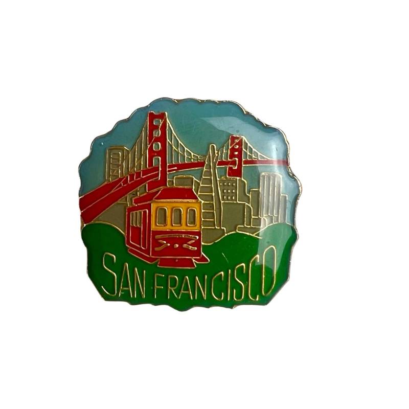 Vintage San Francisco Pin, Emaille Pins, Usa Bundesstaat Button von PinsAndSins